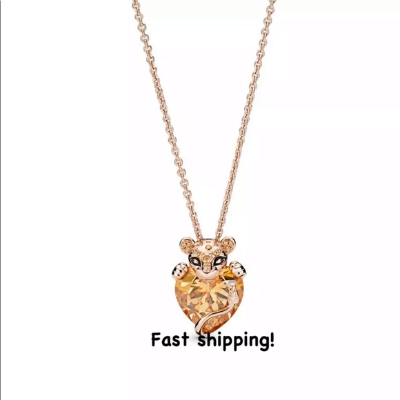 225 New Pandora Sparkling Lioness Heart 